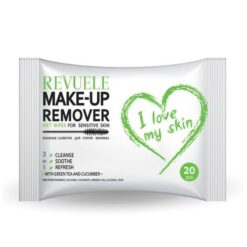 Wet Wipes Makeup Remover REVUELE Sensitive Skin 20τμχ