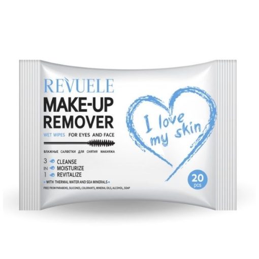 Wet Wipes for Eyes and Face REVUELE Thermal Water 20τμχ