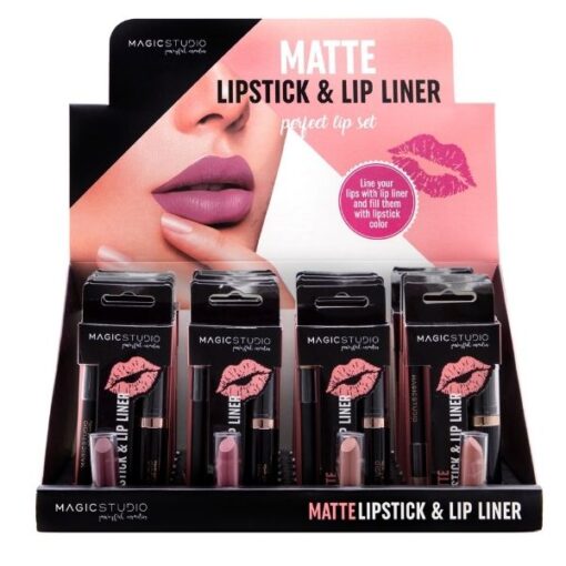 *60722 IDC Magic Studio Matte Lipstick & Lipliner - Κραγιόν Ματ 4g & Μολύβι 1g