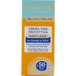 Clinians  Anti Age αντηλιακή κρεμα προσώπου SPF 50+  50 ml