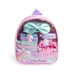 *80083C Martinelia Little Unicorn Hair Beauty Backpack Set - Σετ Μαλλιών Για Κορίτσια 16 x 17 x 4 cm