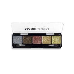 *68029 IDC Magic Studio Glitter Eyeshadow Palette Παλέτα σκιών Γκλίτερ 5 Colors x 3,5gr