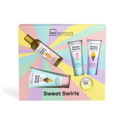 *42159 IDC Institute Sweet Swirls Gift Set 5Pcs - Σετ Μπάνιου - Περιποίησης 24 x 27,5 x 5cm