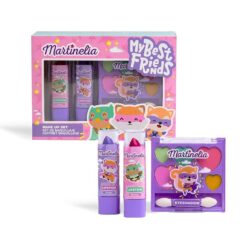 *12032 Martinelia My Best Friends Make Up Set Κραγιόν 2 x 1.2gr, Παλέτα Σκιών 6 col & Πινελάκι Διπλό Ηλικίες 3+