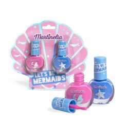 *12053 Martinelia Let's Be Mermaids Nail Polish Set Βερνίκια Νυχιών 2 x 4ml Ροζ & Μωβ Ηλικίες 3+