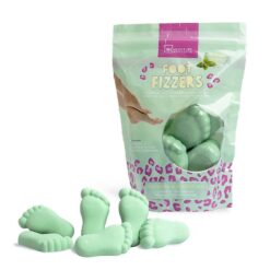 *90107 IDC Institue Foot Fizzers Soothing & Refreshing Mint Scent  4 x 30gr
