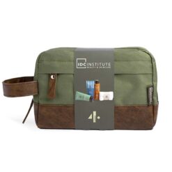 *90149 IDC 4 Elements Collection Men's Wash Bag Green - Σετ Περιποίησης 22,5 x 15,5 x 9cm