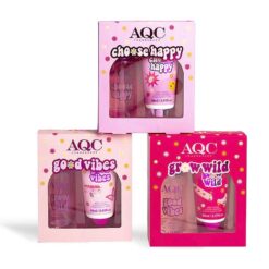 *99043 AQC Pinky Flow Good Vibes Set Body Lotion 88ml & Body Mist 88ml Λουλουδένιο Άρωμα
