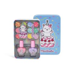 *12043 Martinelia Yummy Eyes & Nails Tin Set Παιδικό Σετ Ομορφιάς 13 x 9 x 4,5cm Ηλικίες 3+