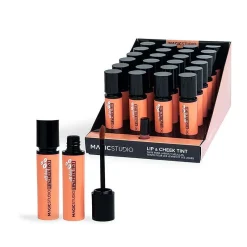 *68028 IDC Magic Studio Lip & Cheek Tint Υγρό Κραγιόν & Ρουζ Φυσικό Καφέ - Ροζ 7,7gr