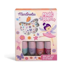 *12104 Martinelia Magic Ballet Nail Art Set Βερνίκια Νυχιών 4 x 4ml & Stickers Ηλικίες 3+
