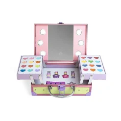*44043 Martinelia Super Girl 2 Level Led Beauty Case - Φωτειζόμενο Παιδικό Βαλιτσάκι Μακιγιάζ  25 x 18 x 9,5cm