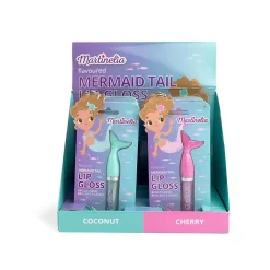 Martinelia Mermaid Tail Shimmer Lip Gloss με Πινελάκι Cherry Κεράσι 4ml