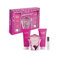 AQC Fragraces Pink Diamond Perfume Set  4pcs 30 x 21 x 6cm