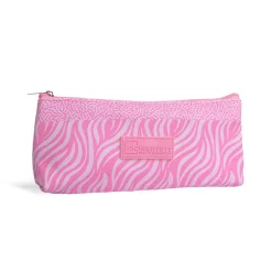 IDC Institute Cosmetic Bag Νεσεσέρ Καλλυντικών 19,5 x 8,5cm Ροζ