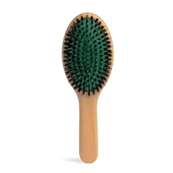 *35125 IDC Institute Double Bristle Oval Hair Brush Wooden - Βούρτσα Μαλλιών με Διπλή Τρίχα Ξύλινη 22 x 7,5cm