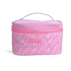 *901313 IDC Institute Cosmetic Bag Νεσεσέρ Καλλυντικών 21 x 15 x 14cm Ροζ