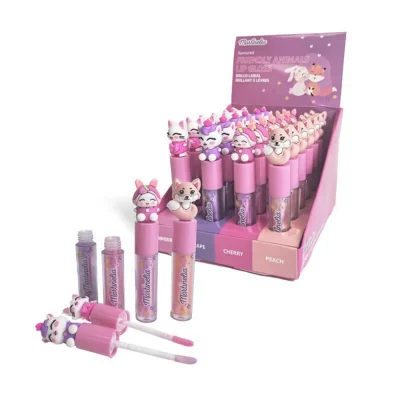 *44108 Martinelia Flavoured Friendly Animal Lip Gloss Peach 3ml Ηλικίες 3+