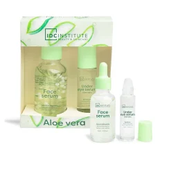 *44156 IDC Institute Aloe Vera Series Duo Set - Face Serum with Pearls 30ml & Eye Serum 10ml