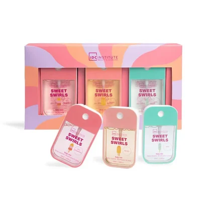 *44163 IDC Institute Sweet Swirls Body Mist Collection Set 3Pcs Σετ Αρωματικά Σπρέι Σώματος 3 x 50ml