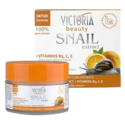 *18819 Victoria Beauty Snail Extract Day Cream Concentrate with Vitamins B5, C, E Κρέμα Προσώπου Ημέρας με Έκκριμα Σαλιγκαριού & Βιταμίνες 50ml