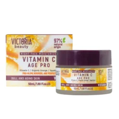 *1601 Victoria Beauty Vitamin C Age Pro Glow Nourishing Night Cream Vegan Κρέμα Προσώπου Νύχτας για Αντιγήρανση & Λάμψη 50ml