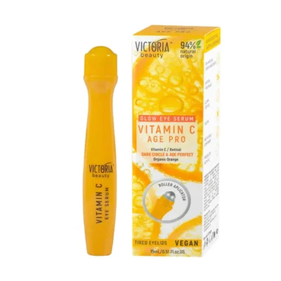 *4091 Victoria Beauty Vitamin C Age Pro Roll - On Eye Serum - Ορός Ματιών με Βιταμίνη C & Ρετινόλη 15ml