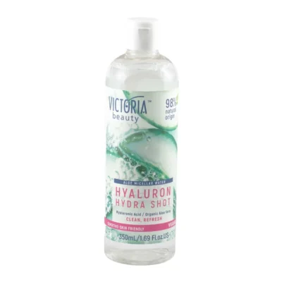 *1663 Victoria Beauty Hyaluron Hydra Shot Micellar Water Vegan Εντατικής Ενυδάτωσης και Καθαρισμού Προσώπου 350ml