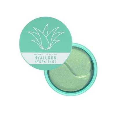 *4411 Victoria Beauty Hyaluron Hydra Shot Eye Patches Vegan Επιθέματα Τζελ για τα Μάτια με Υαλουρονικό, Αλόη & Πράσινο Τσάι 60pcs