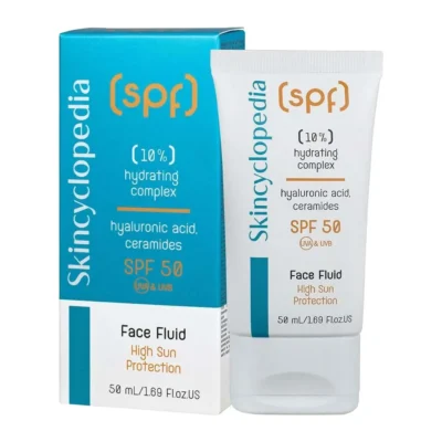 *6637 Skincyclopedia Sun Protection Face Fluid Αντηλιακό Γαλάκτωμα Προσώπου με Υαλουρονικό Οξύ & Κεραμίδια SPF50, 50ml