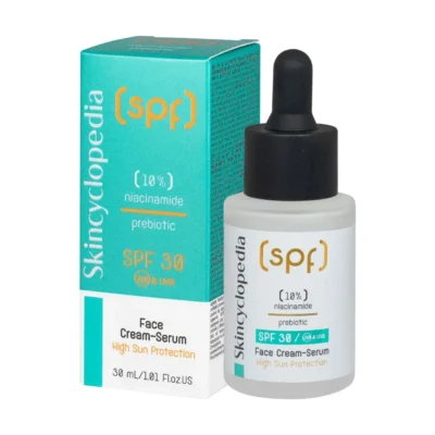 *6644 Skincyclopedia Probiotic Sun Protection Face Cream - Serum Αντηλιακός Κρεμώδης Ορός Προσώπου με Νιασιναμίδη 10% SPF 30, 30ml