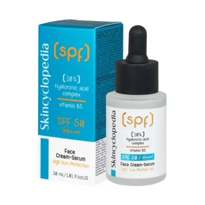 *6651 Skincyclopedia Sun Protection Face Cream - Serum Αντηλιακός Κρεμώδης Ορός Προσώπου με Υαλουρονικό Οξύ & Βιταμίνη Β5 SPF50, 30ml
