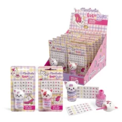 Martinelia Lulu & Duki Nail Polish & Stickers Βερνίκι Νυχιών Μωβ 3,5ml & Αυτοκόλλητα