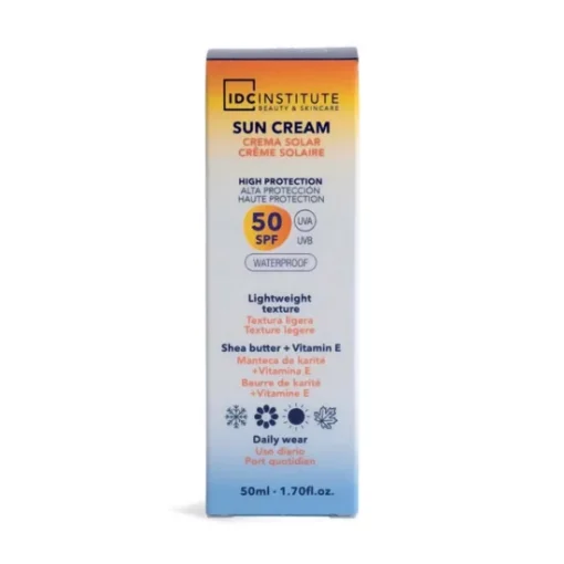 *90351 IDC Institute Waterproof Sun Cream Daily Wear Αντηλιακή Κρέμα Προσώπου SPF50, 50ml