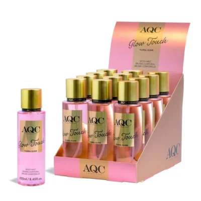 AQC Glow Touch Body Mist Pink Σπρέι Σώματος Ξυλώδες Γλυκό Άρωμα 250ml