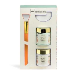 *42215 IDC Institute Holistic Beauty Lotus & White Tea Facial Skincare Set 4 pcs 10,5 x 18,4 x 4,5cm