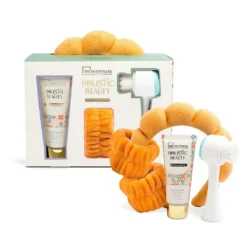 *42218 IDC Institute Holistic Beauty Lotus & White Tea Facial Cleansing Set 4 pcs 19 x 14 x 7cm