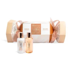 *42263 IDC Scented Bath Bronze Set Orange & Cinnamon Shower Gel 100ml & Body Lotion 100ml