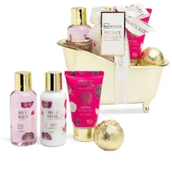 *42291 IDC Scented Stories Rose Edition Bathtub Set 4pcs 20 x 19 x 9cm