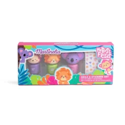 *85453 Martinelia My Best Friend Nails Set Βερνίκια 3 x 3,5ml & Stickers Ηλικίες 3+