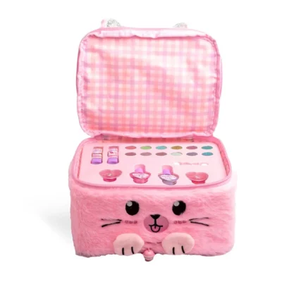 *85476 Martinelia Lulu & Duki Beauty Bag Γούνινο Νεσεσέρ Μακιγιάζ 21 x 16 x 12cm