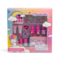 *85499 Martinelia Little Unicorn Nail and Lip Set with Tin Box - Παιδικό Σετ Ομορφιάς 25 x 25 x 4,5cm