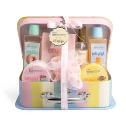 *42206 IDC Petits Delices Case Set , Σετ Δώρου Μπάνιου σε Βαλιτσάκι W25,5 x H22 x D17,5cm 8pcs