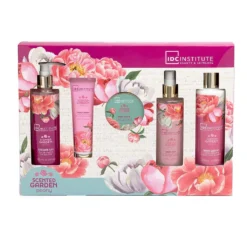 *42246 IDC Scented Garden Peony Bath & Perfume Set 34 x 24,5 x 5cm 5pcs