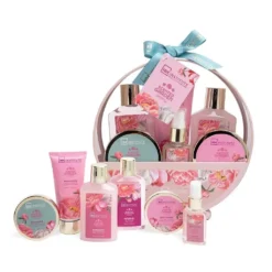 *42249 IDC Scented Garden Peony Bath Set 7pcs 19,5 x 20 x 7cm