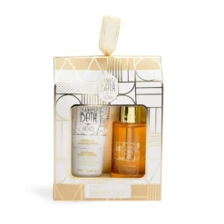 *42251 IDC Scented Bath Gold Vanilla & Sandalwood Duo Set Σετ Μπάνιου W11x H15 x D4cm 2pcs