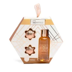 *42264 IDC Scented Bath Bronze Set Orange & Cinnamon - Σετ Μπάνιου 18x 16x 4cm 3pcs