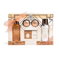 *42265 IDC Scented Bath Bronze Set Orange & Cinnamon - Σετ Μπάνιου 22 x 15 x  5,5cm 5pcs