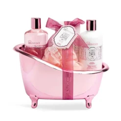 *42282 IDC Scented Bath Rose Bath Tube Cherry Blossom Σετ Δώρου - Περιποίησης W26x H24 x D12cm 5pcs