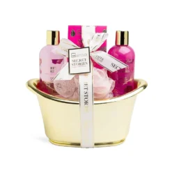 *42295 IDC Scented Stories Rose Edition Bathtub Set 5pcs 23 x 23 x 12cm